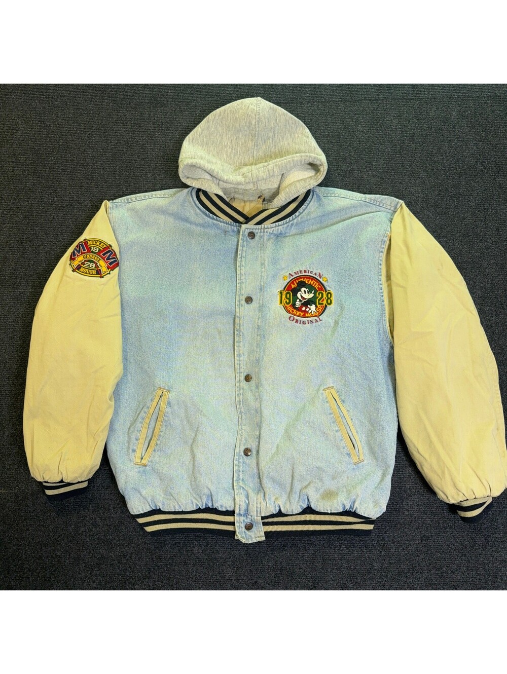 Vintage Disney Jacket Men's XL 90s Patches